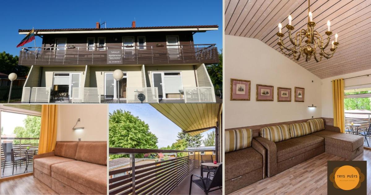 Apartamentai Trys Pusys Šventoji المظهر الخارجي الصورة